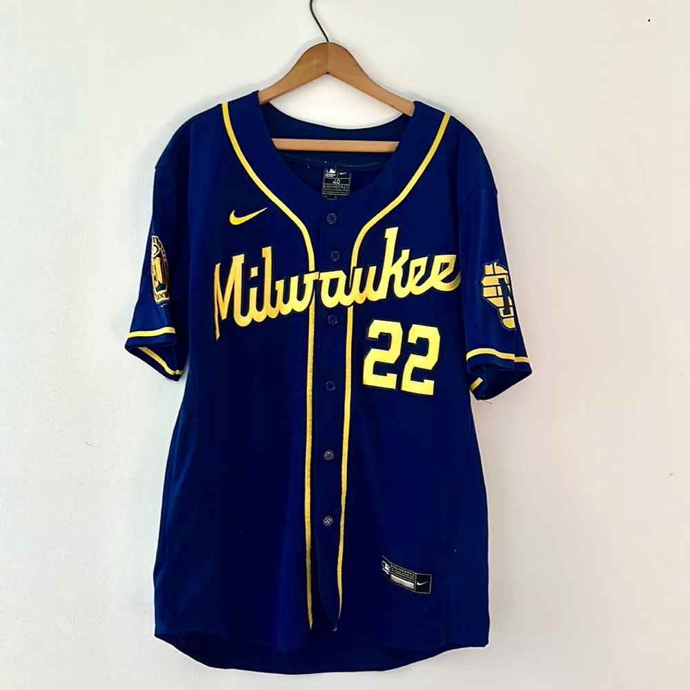 Milwaukee Brewers Yelich Jersey